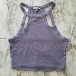 Lavender Crop Tank